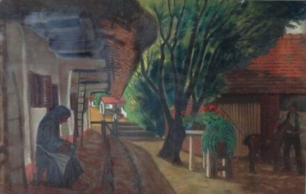 Muhoray Mihály (1898 -1969): Falusi életkép
