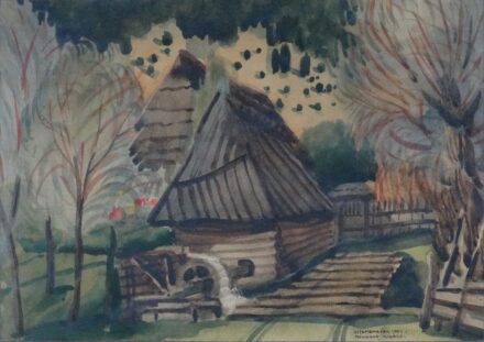 Muhoray Mihály (1898 -1969): Csíkmenasági udvarház, 1942