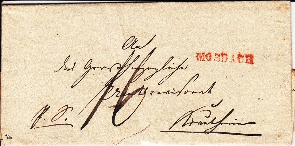 48-1246 1830 Ex offo piros "MOSBACH"