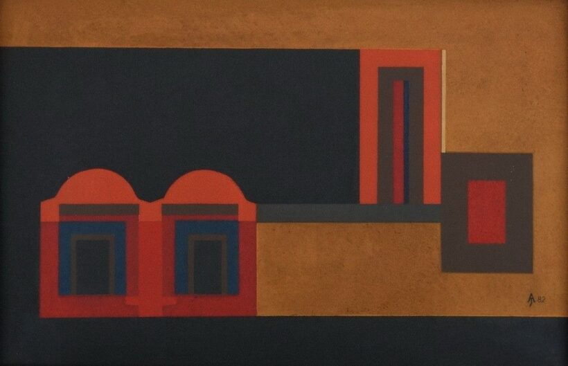 Aknay János (1949): Kettős ablak, 1982