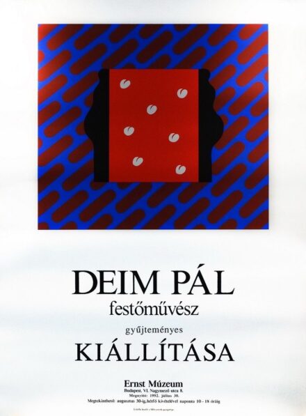 Deim Pál (1932): Ernst Múzeum kiállítási plakát, 1992