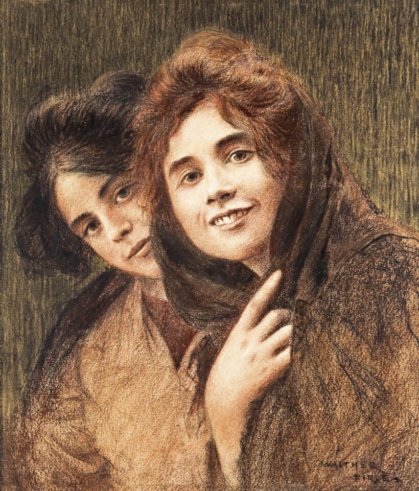 Walther Firle (Wroclav, 1859 - München, 1929) - Leselkedők