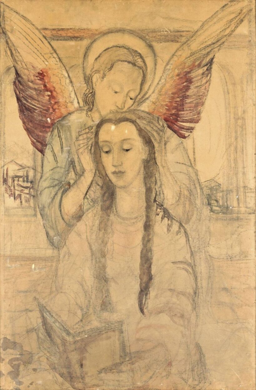Bartoniek Anna (Budapest, 1896 - 1978) - Angyali üdvözlet
