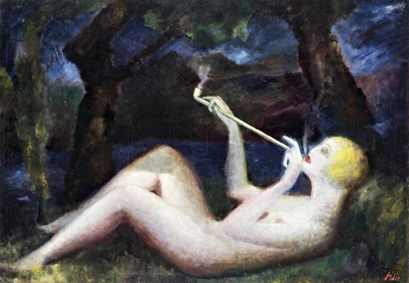 Klie Zoltán (Szekszárd, 1897 - Budapest, 1992) - Ópiumszívó, 1923