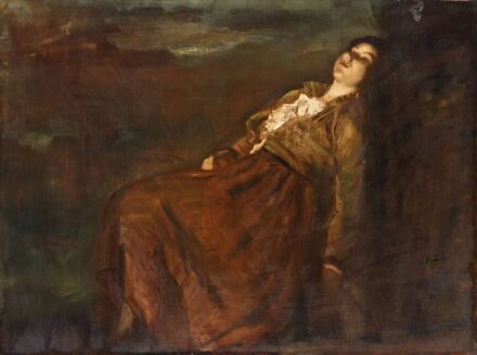 Szüle Péter (Nagyvárad, 1886 - Budapest, 1944) - Pihenő hölgy