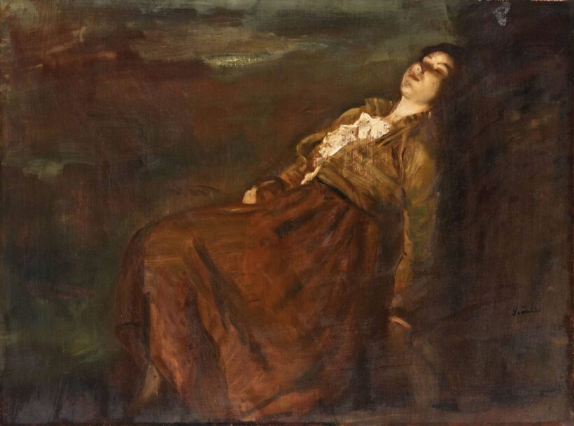 Szüle Péter (Nagyvárad, 1886 - Budapest, 1944) - Pihenő hölgy