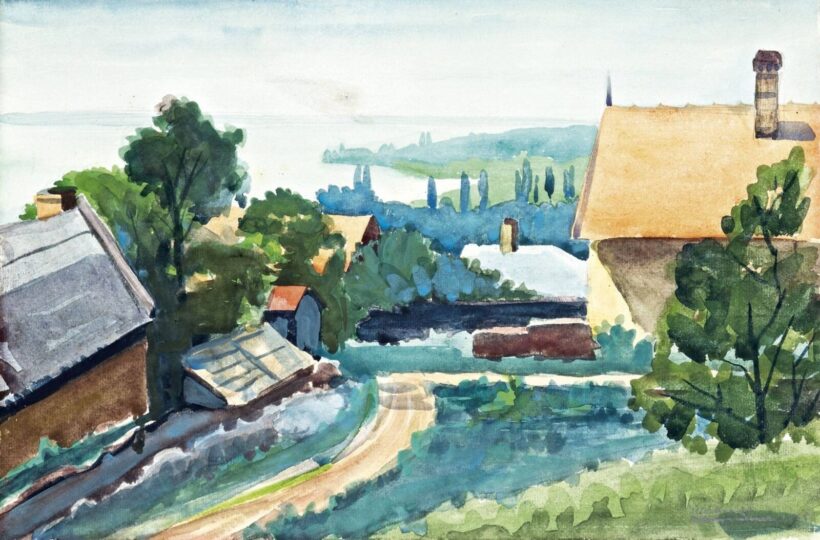 Illés Árpád (Kisköcsk, 1908 - Budapest, 1980) - Balatonszepezd, 1955