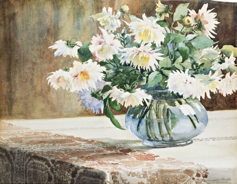 Barabás Reissmann Gizella (Budapest, 1893 - 1985) - Virágcsendélet
