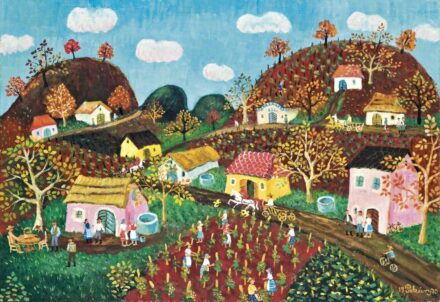 Pekáry István (Serke, 1905- Budapest, 1981) - Szüret, 1970