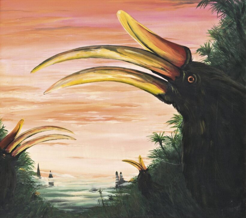 Fred Engelbert Knecht (Dübendorf, 1934 - Thalwil, 2010) - Kakadu-fantázia