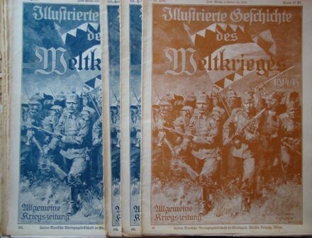49-857 1914/15. 6 db A Világháború képes története / Heti háborús újság, melléklettel