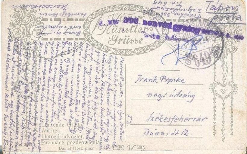 49-418 1918 Képeslap "309. honvéd gyalogezred I. zászlóalj"