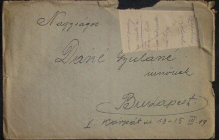 49-856 1941 Levél a Déda-Szeretfalvai (Erdély) vasútépités VI. szakszának munkálatainak leírásával.