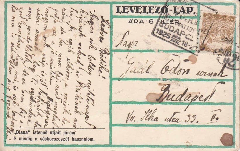 49-1536 Fótólap kép, Budapestre küldve - Image 2