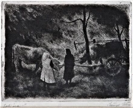 Szőnyi István(1884-1960):            "Esti óra"