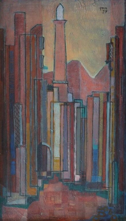 Meinert, Georg: Észak-afrikai város, 1957