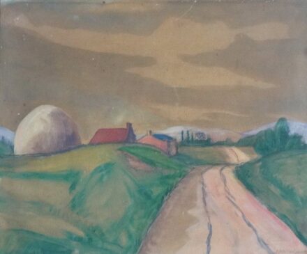 Walleshausen Zsigmond (1888 - 1957): Faluszéle, 1926