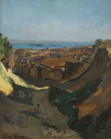 Stetten, von Norbert (1885-1979): Tengerparti város
