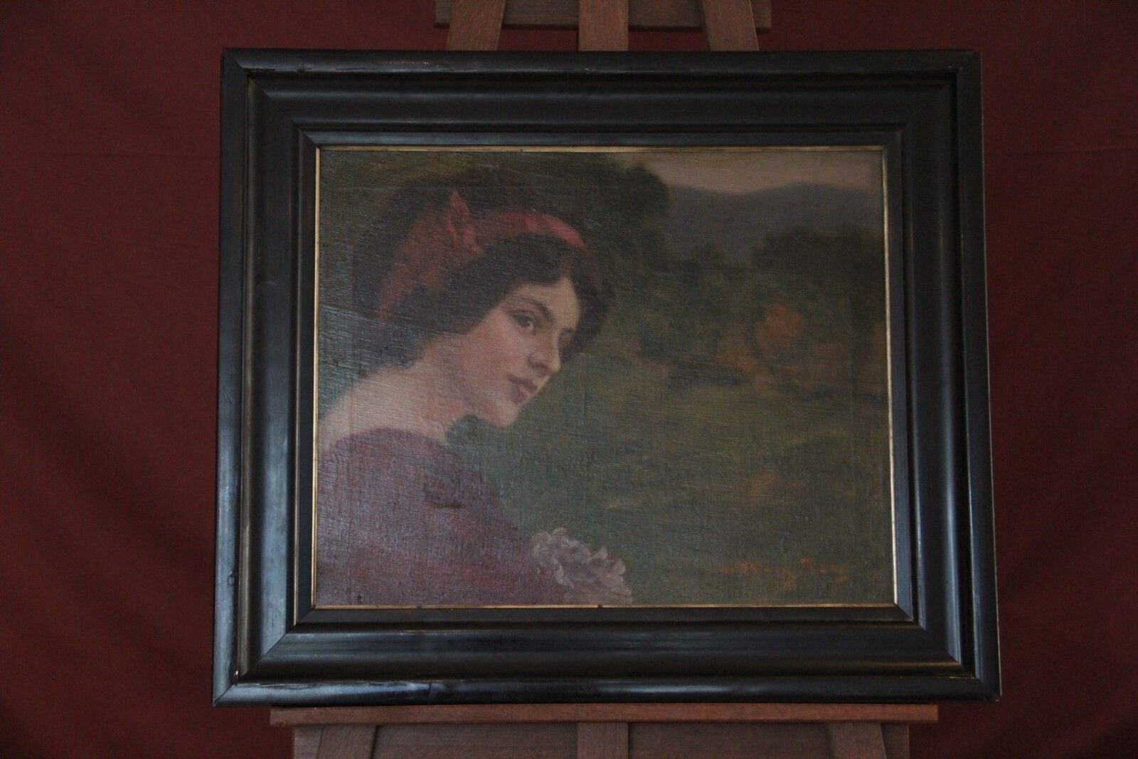 Margitay Tihamér - Hölgy virágcsokorral - Image 2