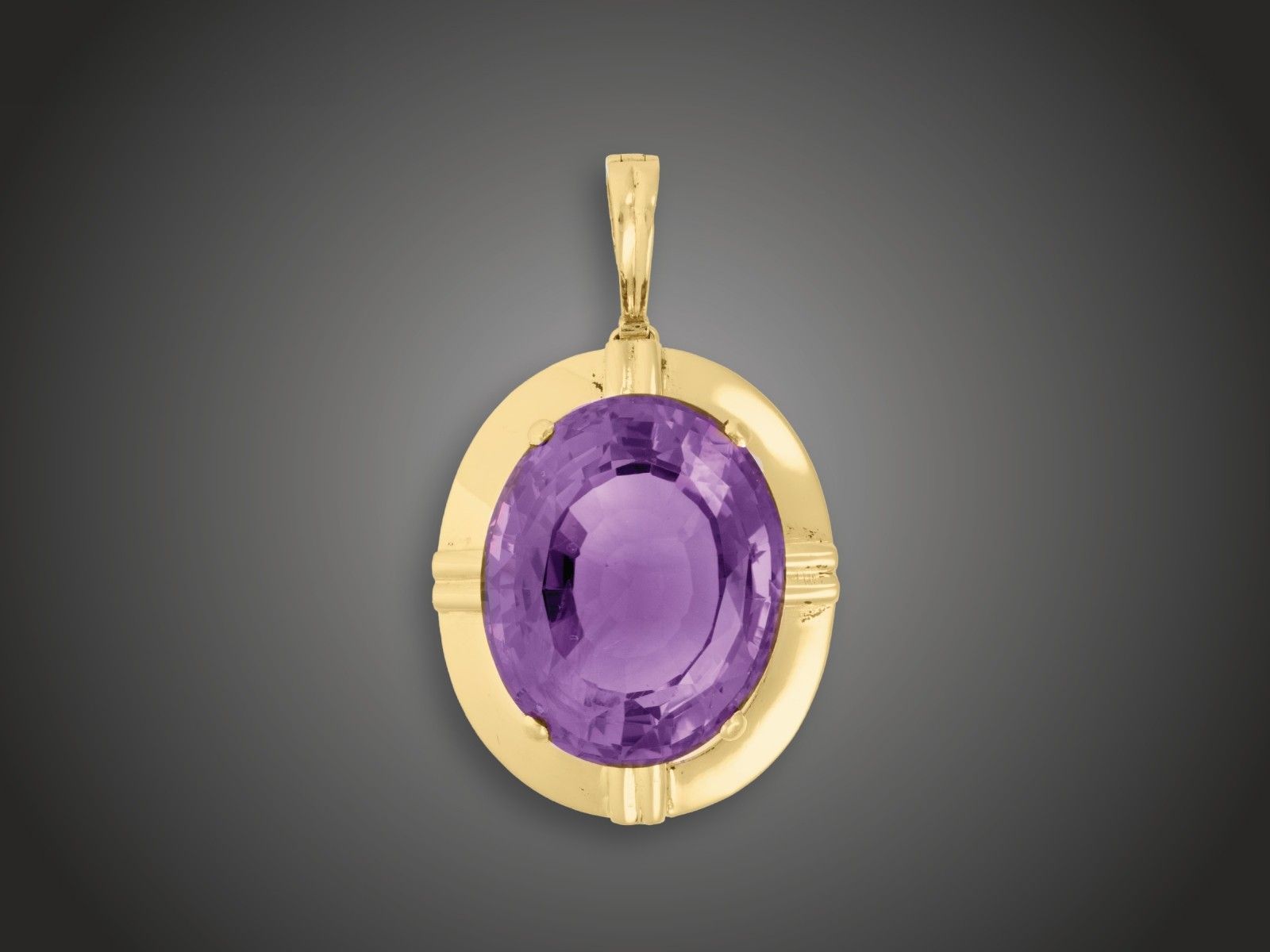 Függő, 585 au, ametiszt, 11,3 g