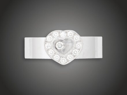 Gyűrű, Chopard, 750 au, 13 bril. cca. 0,25 ct, 13,6 g