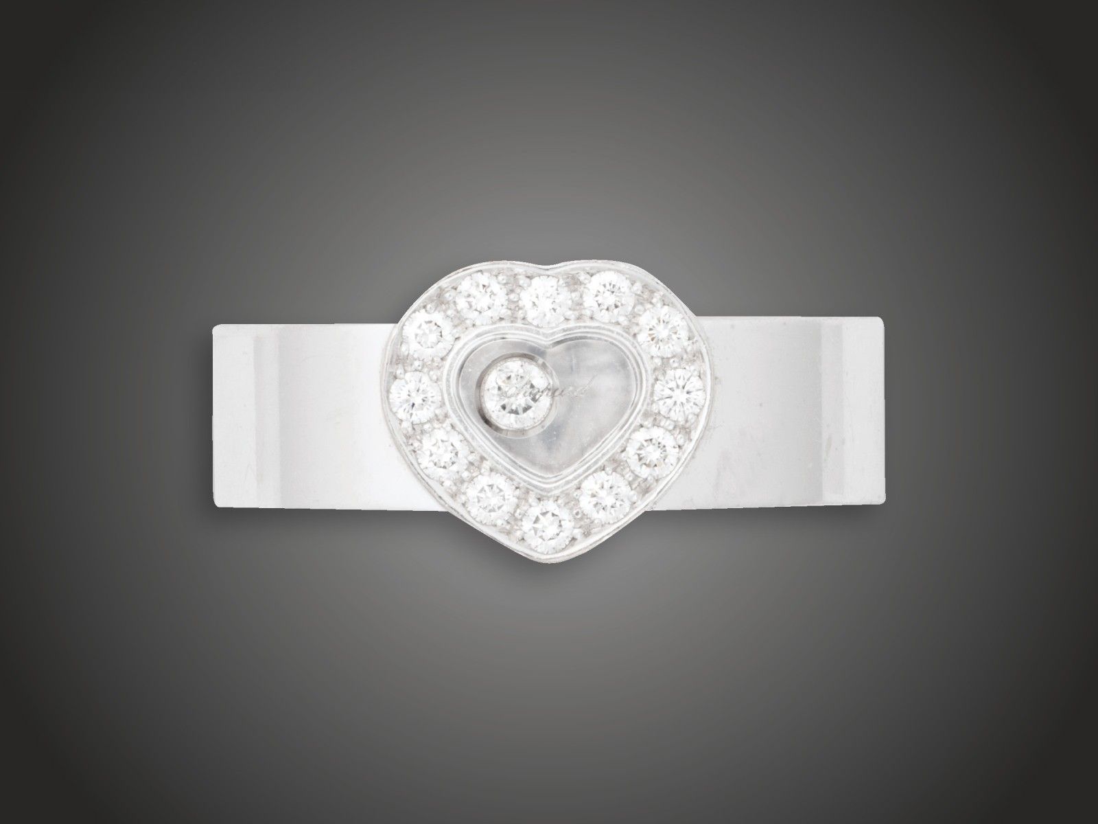 Gyűrű, Chopard, 750 au, 13 bril. cca. 0,25 ct, 13,6 g