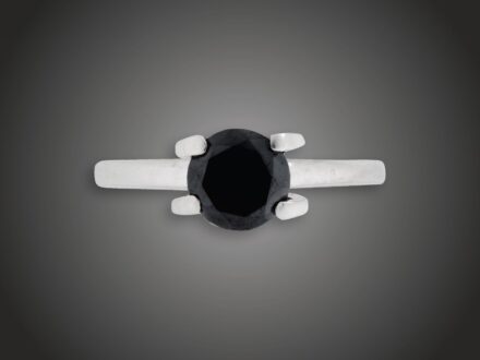 Gyűrű, 585 au, 1 bril. cca. 1,50 ct, 2,3 g 