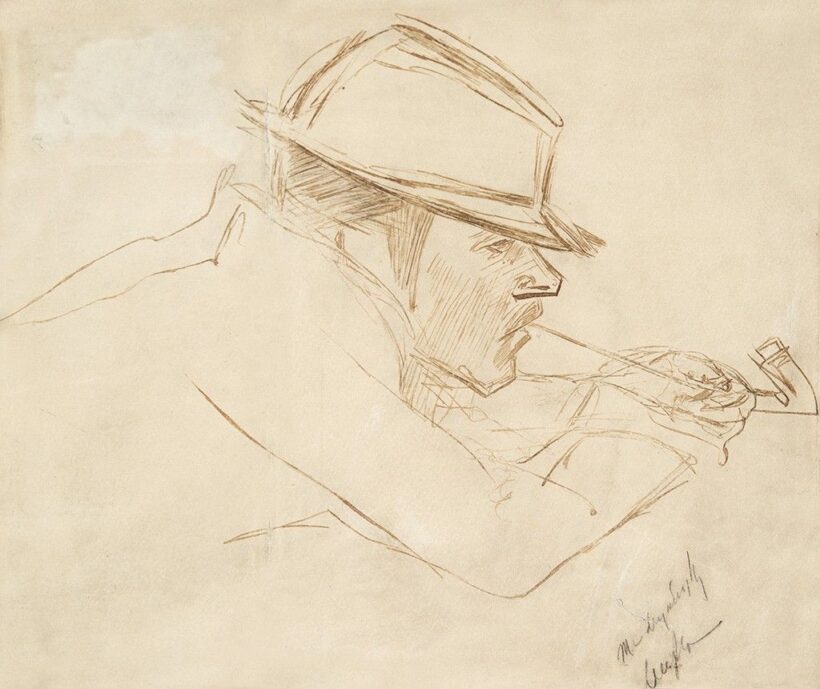 Mednyánszky László (1852-1919) Pipázó