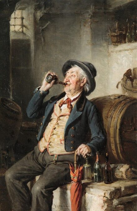 Kern Hermann (1838-1912) Borozgatás