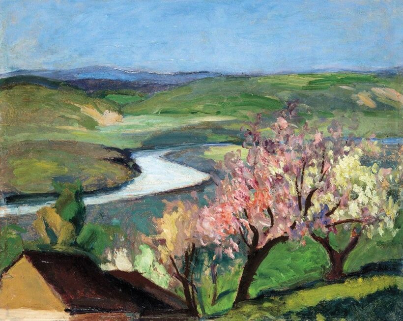 Balla Béla (1882-1965) Tavaszi hangulat, 1927