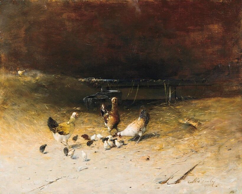 Mészöly Géza (1844-1887) Baromfiudvar