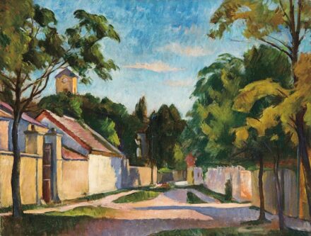 Perlrott Csaba Vilmos (1880-1955) Szentendrei részlet, 1930 körül
