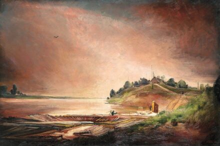 Istókovits Kálmán  (1898-1990) Folyópart, 1930