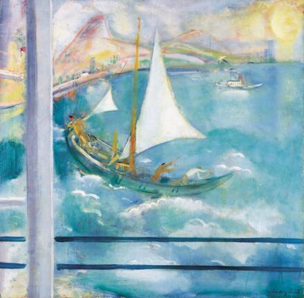 Márffy Ödön (1878-1959) Halászok az öbölben, 1937 körül (Vitorlás)