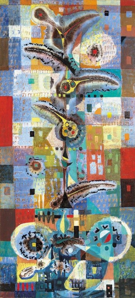 Gyarmathy Tihamér (1915-2005) Növény és építmény, 1952