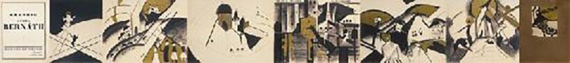 Bernáth Aurél (1895-1982) Graphik-mappa, 1920-1922 1. Zuhanás és kiáltás, 1922,
2. Falvak, 1920–1922, 
3. Katedrálisok és házak, 1920–1922
4. Grófok és kastélyok, 1920–1922,
5. Parasztok, 1920–1922, 
6. Keresztút, 1920–1922,
7. Graphik Aurél Bernáth
(A Gr