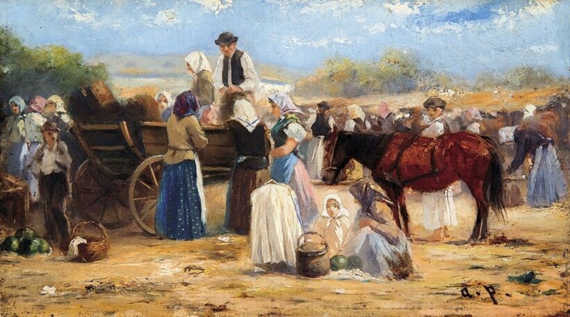 Pettenkofen, August (1822-1889) Vásár