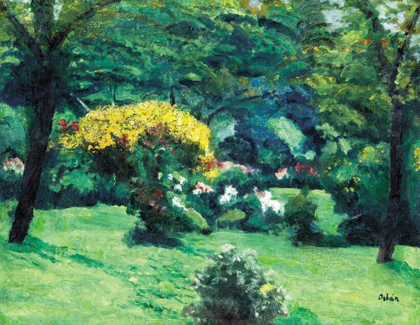 Orbán Dezső (1884-1987) Parkrészlet, 1911 körül