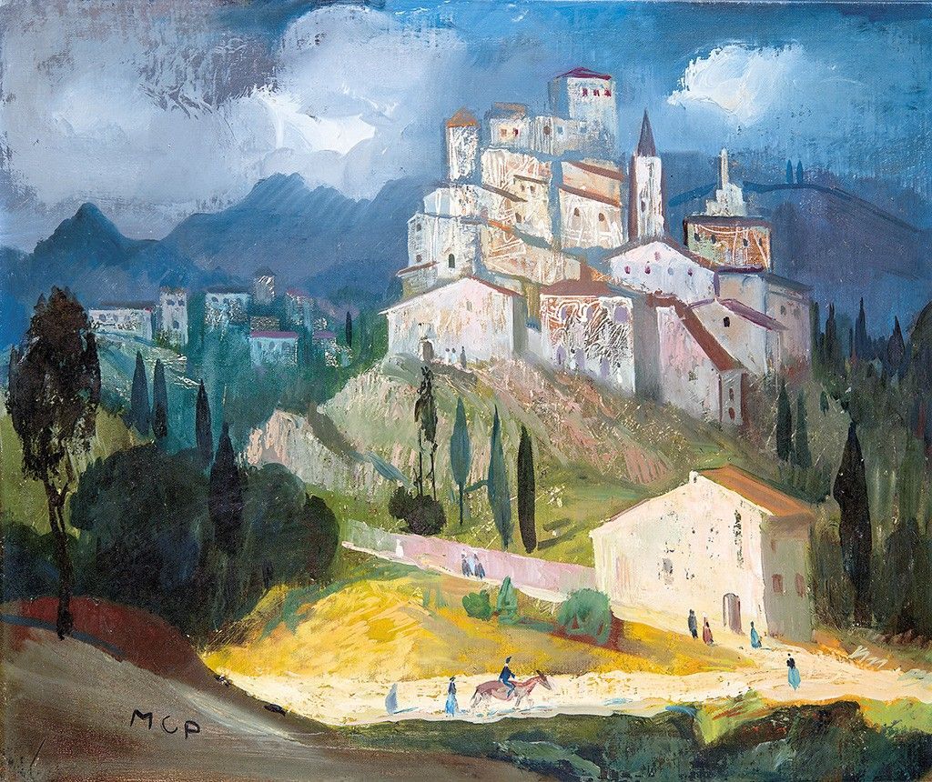 Molnár C. Pál (1894-1981) Olasz kisváros