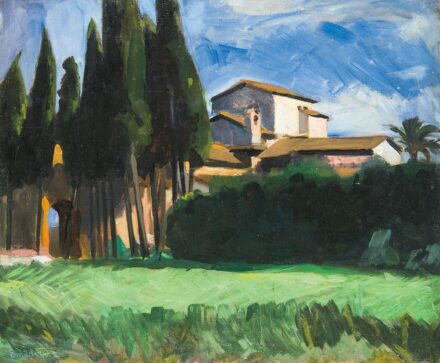 Emőd Aurél (1897-1958) Mediterrán táj