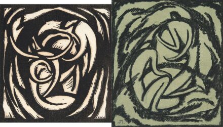 Mattis Teutsch János (1884-1960) Család, 1919,  Figurák