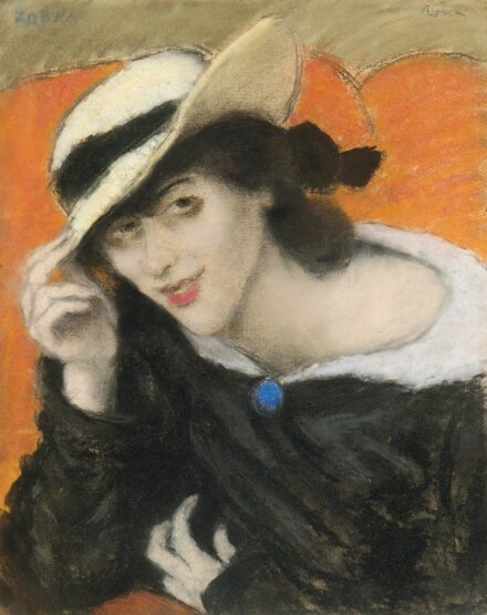 Rippl-Rónai József (1861-1927) Zorka (Kalapos Zorka)