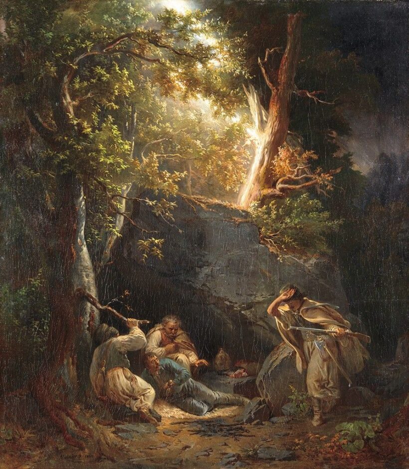 Molnár József (1821-1899) A villám, 1860