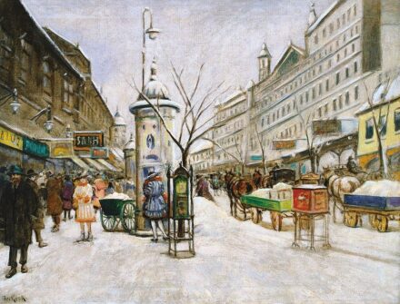 Berkes Antal (1874-1938) Forgalmas körút