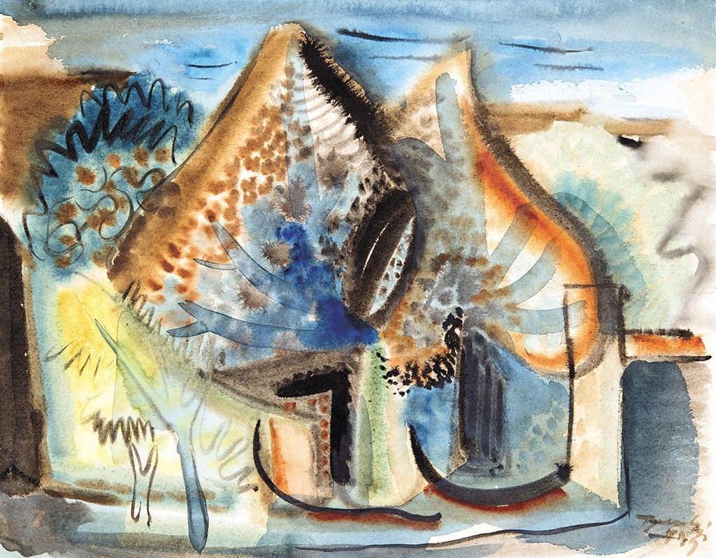Bene Géza (1900-1960) Fák, 1949