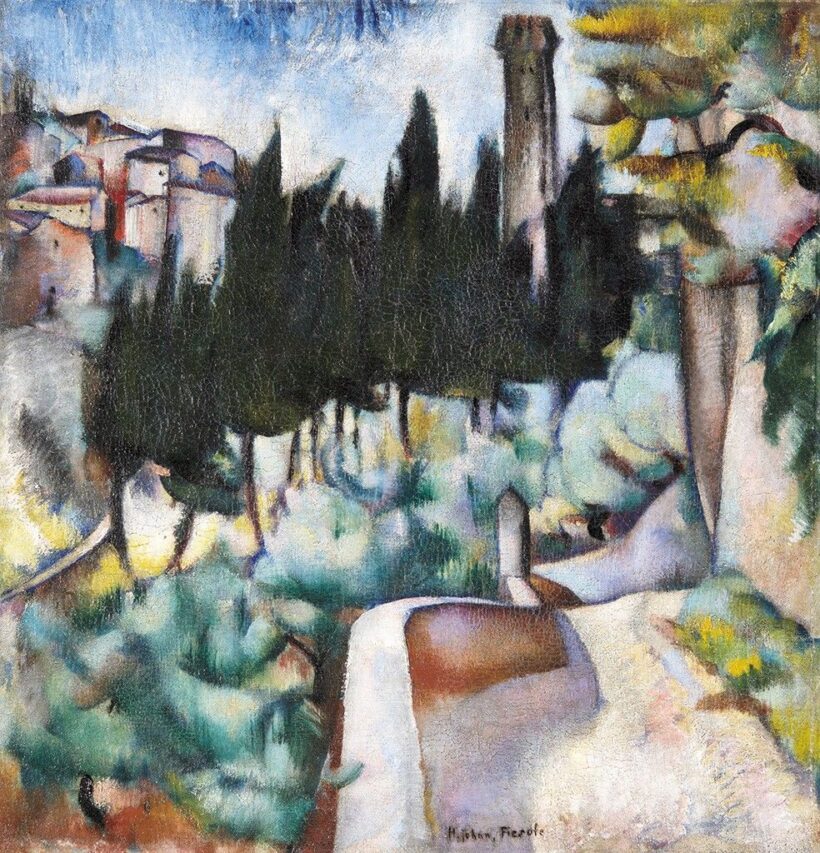 Johan Hugó (1890-1951) Fiesole