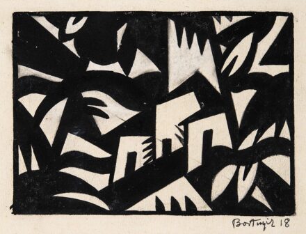 Bortnyik Sándor (1893-1976) Kompozíció, 1918
