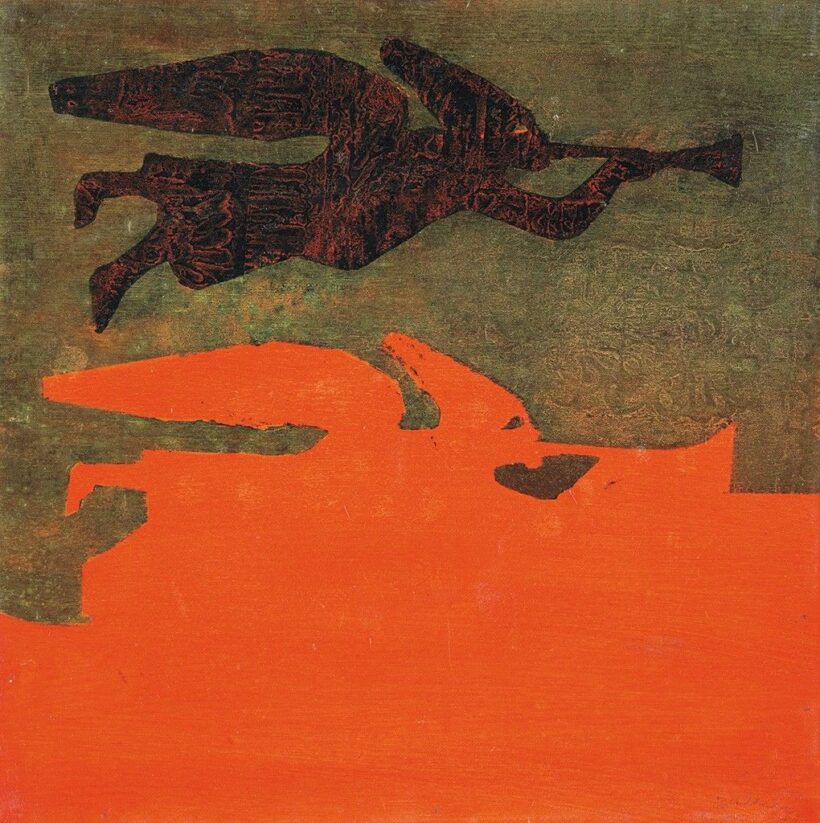 Bálint Endre (1914-1986) Angyalok vörösben és feketében, 1974