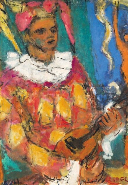 Czóbel Béla (1883-1976) Harlequin