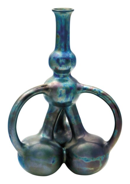 Zsolnay Váza gömbökkel, Zsolnay, 1898-1899